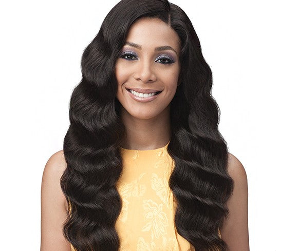 Bobbi Boss 100% Virgin Remy Human Hair Whole Lace Wig - BNGLWOC28 OCEAN WAVE 28