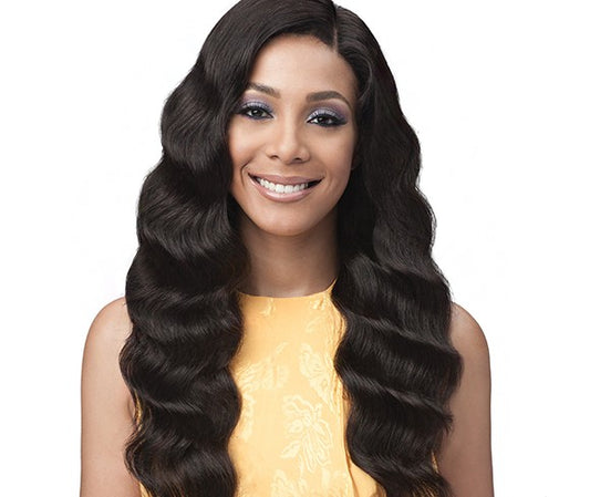 Bobbi Boss 100% Virgin Remy Human Hair Whole Lace Wig - BNGLWOC28 OCEAN WAVE 28